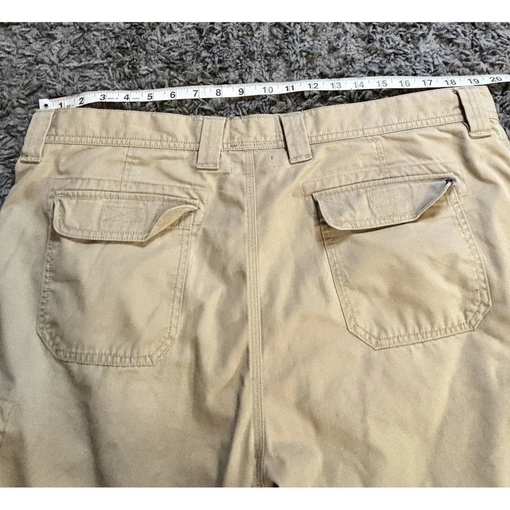 The North Face Cargo Shorts Khaki Tan Hiking Utility Mens 40 Regular (39x11